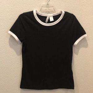 basic black tee