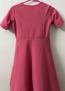 Cute Pink A-Line Dress