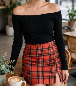 Plaid Mini Skirt 😍