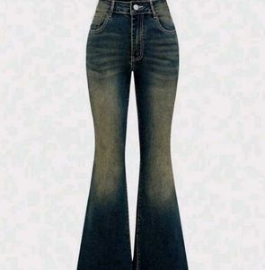 Flared Denim Jeans