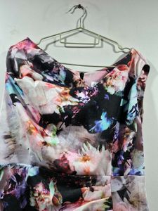 Floral Print Sleeveless Dress for womens