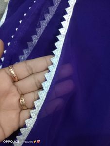 Elegant Purple Embroidered Dress