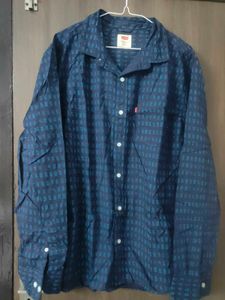 Stylish Blue Printed Levi's Shirt