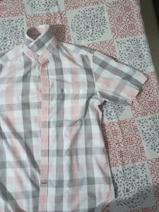 Indian Terrain Slim Fit Half sleeve Checkered Shir
