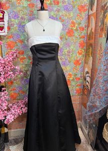 Elegant Black &amp; White Ball Gown
