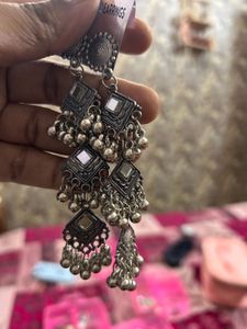 combo Exquisite Jhumka Earrings with Crystal Beads