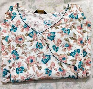 New Rayon printed Aline Kurti
