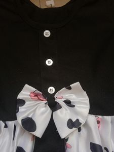 Girl's Black &amp; White Frock