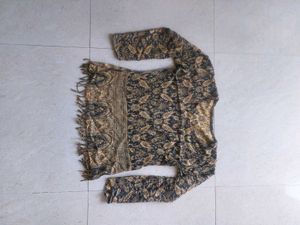 Boho Print Long Sleeve Top