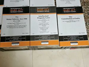 Set of 10 Bare Acts without Notes — AIBE Exam