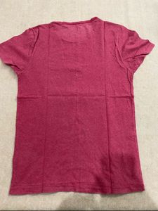 Jack &amp; Jones Men's Red Heathered T-Shirt