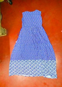 Blue Dress(Ankle Length)