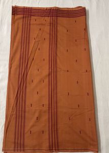 Brown Cotton Saree