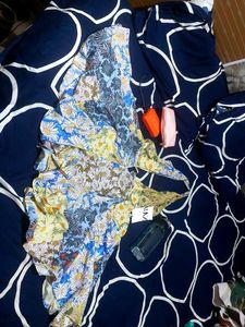 Zara Floral Print Mini Dress With Tag