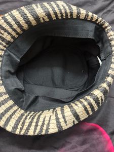 Zebra Print Fedora Hat