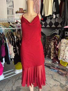 Savana Elegant Red Party Dress