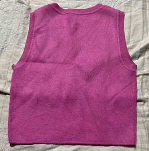 Pink Zara Sleeveless Top