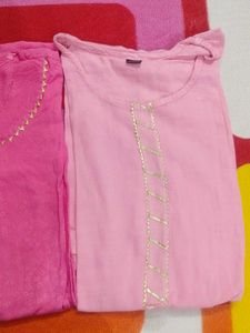 Pink Kurta Set - Elegant &amp; Stylish