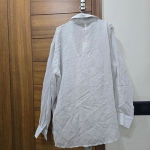 Textured Button-Up Shirt