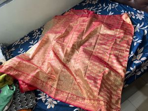 Elegant Cream Saree with Blouse