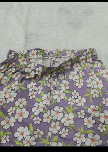 Cozy Purple Floral Pajama Set