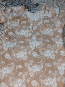 Floral Print Kurta