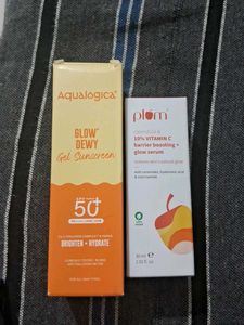 Aqualogica & Plum Skincare Duo