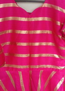 Stunning Pink Striped Gowen