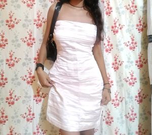 Strapless Baby Pink Dress