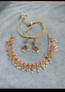 Jeweled Necklace &amp; Earring Set