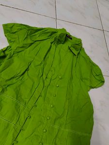 Lime Green Kurta Top