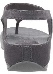 metro Sparkly Grey Wedge Sandals
