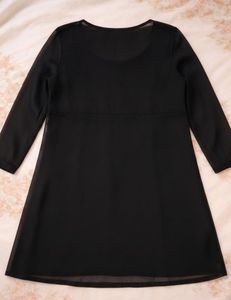 Elegant Black Short kurti