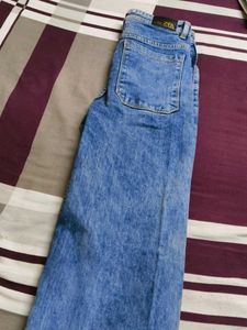Wide Leg Denim Jeans