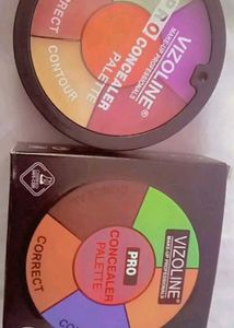 Concealer color correction pallete