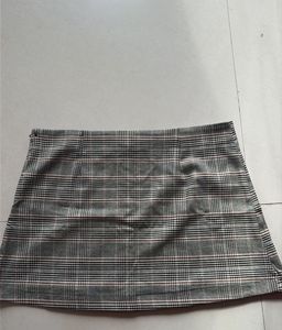 Plaid Pleated Mini Skirt