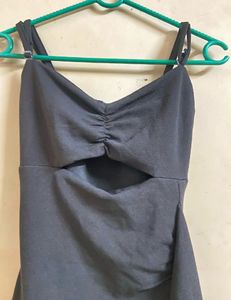 Chic Black Cutout Mini Dress