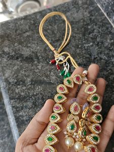 Exquisite Gold-Plated Earrings with Pearls