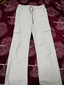 Stylish White Cargo Pants for Women