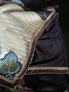 Elegant Embroidered Saree
