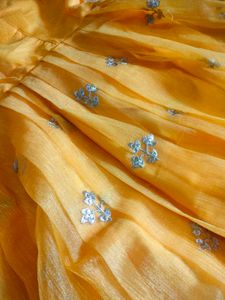 Yellow Anarkali Dress📀💡🕯️☀️