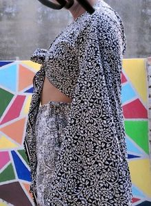 Rajasthani jBoho Print Crop Top and pant Set