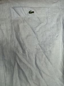 Lacoste Men's Light Blue Short Sleeve Shirt