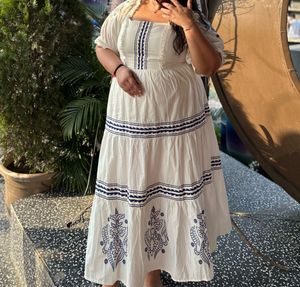 White Embroidered Kurta