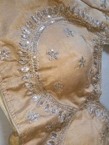 Embellished golden Blouse