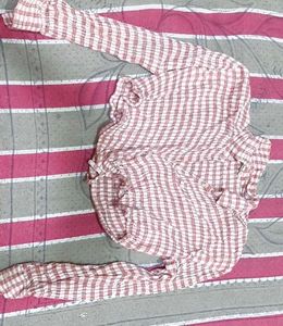 Cute Checked Long Sleeve shirt