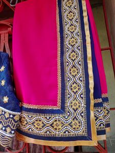 Designer Saree With Stitched Blouse