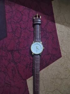 Titan Analog Watch with Brown Strap
