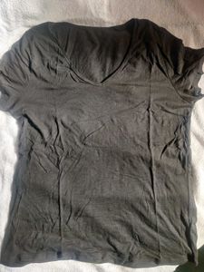Charcoal V-Neck T-Shirt