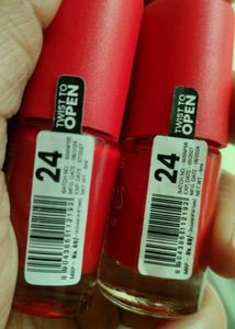Mars Euro Nails - Red Nail Polish